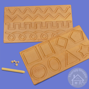Double-Sided Shapes & Patterns Tracing Board